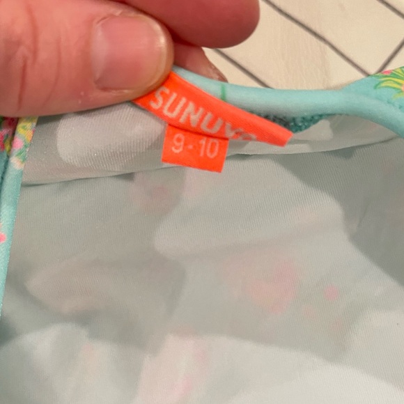 Sunuva Floral Halter Swim Suit - Picture 7 of 11